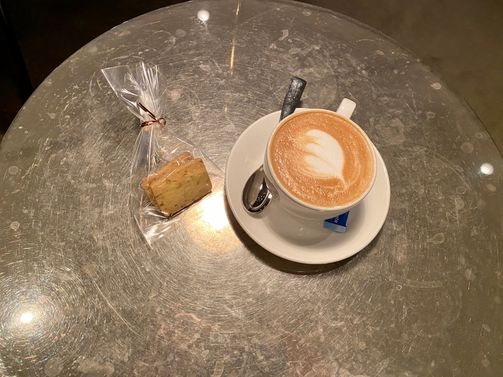 Barista crafted cappuccino